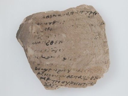 Ostrakon, Coptic, 600.
