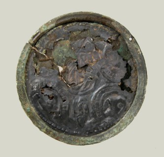 Bracteate, Frankish, 6th-7th century.