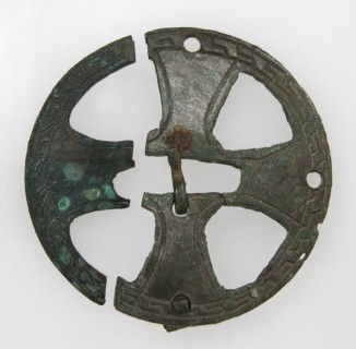Central Mount of Purse, Frankish, 7th century (?).
