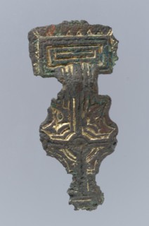 Square-Headed Brooch, Anglo-Saxon, first half 6th century.