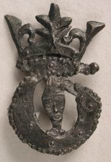 Badge with Bust of Crowned Becket, British, 15th century.
