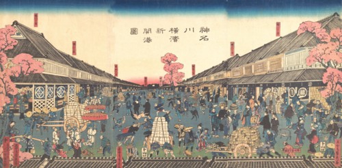 ?The Newly Opened Port of Yokohama in Kanagawa Prefecture? , 2nd month, 1860.