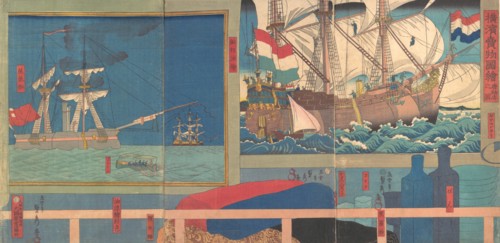 Curio Shop in Yokohama, 3rd month, 1860.
