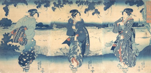 Women Near a River, ca. 1850.