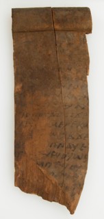 Ostrakon, Coptic, 600.
