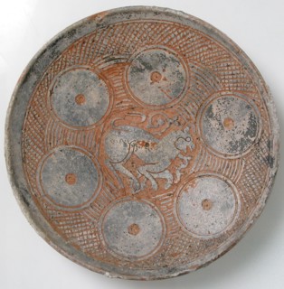 Bowl with Lioness, Byzantine, 1100-1300.