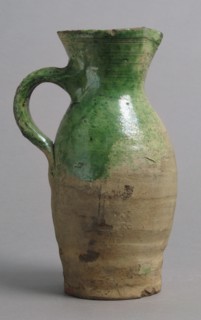 Jug, British, late 1400s or early 1500s.