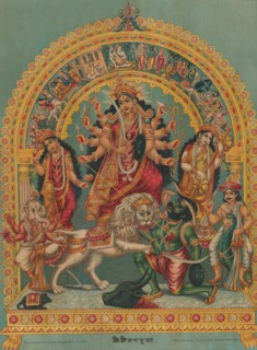 Shri Shri Durga, ca. 1885-95.