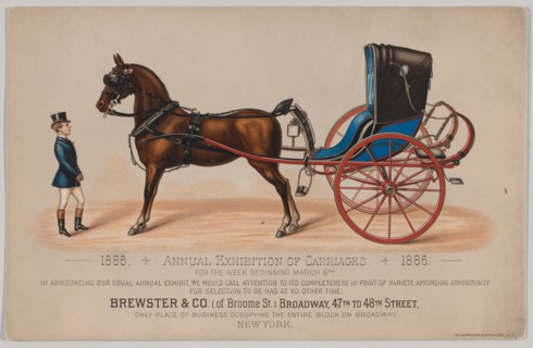 Brewster & Co. Annual Exhibition of Carriages, 1886.