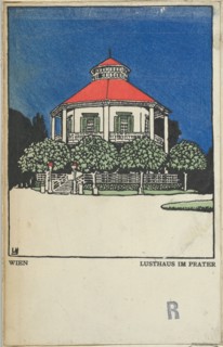 Vienna: "Pleasure Pavilion" in the Prater (Wien: Lusthaus im Prater), 1908.