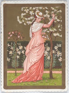 Valentine, 1876. [There is a Garden in thy Face].
