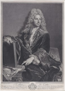 Portrait of Robert de Cotte, 1722.