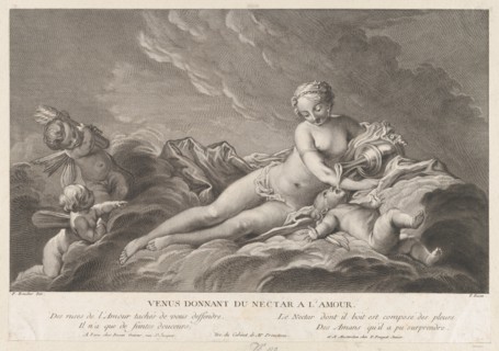 Venus Giving Nectar to Cupid, 18th century.