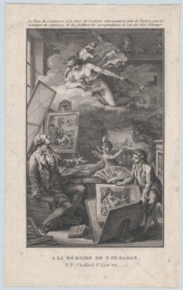 In Memory of P. FR. Basan, an engraving for the catalogue of the collection of P.-F. Basan, 1798.