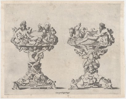Two Salt Cellars, 16th-17th century.