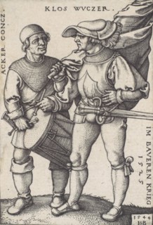 Standard Bearer and Drummer, 1544.