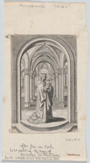Virgin and Child in a Church, also known as the Van Maelbeke Virgin, 1575-1585.