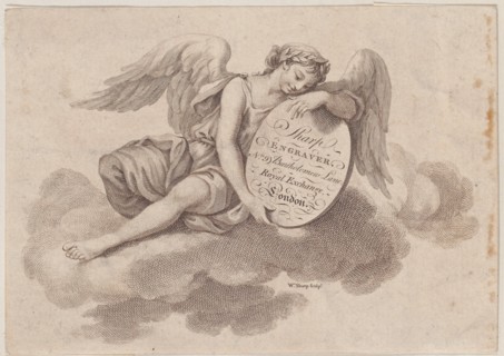 Trade Card for William Sharp, Engraver, 18th century.