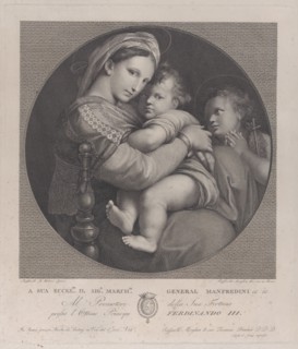 Madonna of the chair (Madonna della Seggiola), 1793.
