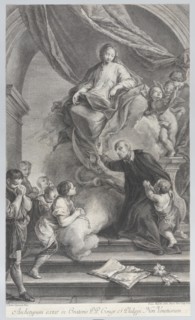The Virgin appearing to San Filippo Neri, 1760-1819.
