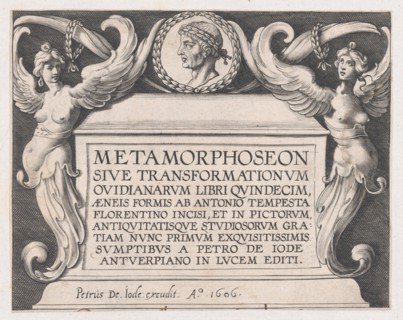Titlepage to Ovid's 'Metamorphoses', 1606.