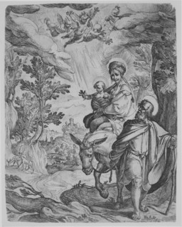 The Flight into Egypt.