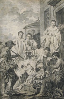 San Bendetto resuscita un fanciullo, 18th century.