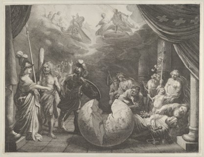 Plate 11: Allegory on the Discord in France, from Caspar Barlaeus, "Medicea Hospes", 1638.