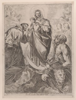 The Virgin with Saints Jerome and Francis, 1660-80.
