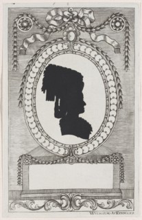 Silhouette of Trapp, Stiftsfräulein, 1784-1834.