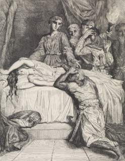 Oh! Oh! Oh!: plate 14 from Othello (Act 5, Scene 2), etched 1844, reprinted 1900.
