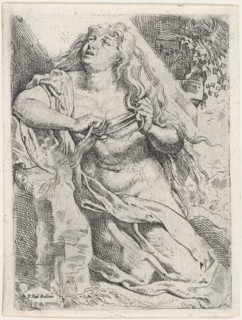 Mary Magdalen in the wilderness, ca. 1613-14.