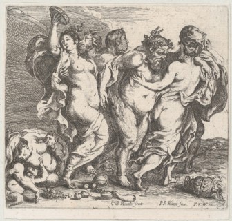 The drunken Silenus, accompanied by nymphs and satyrs, 1632.