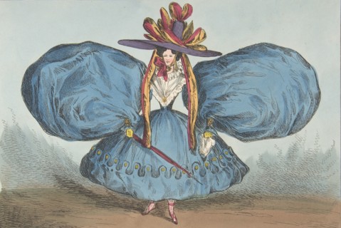 Modern Oddities by P. Pry Esq., Plate 1st: The Sleeves Curiously Cut, Ay There's the Villainy - vide Shakespeare, June 30, 1829.