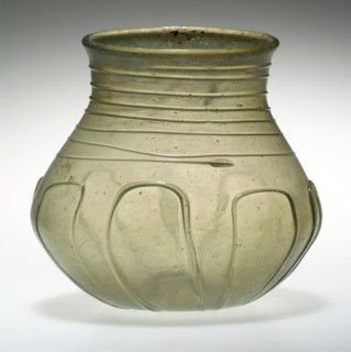 Globular Beaker with Trails, Anglo-Saxon, 5th-7th century.