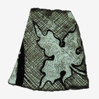 Glass Fragment, British, 14th century.