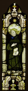 Stained Glass Panel with an Angel, British, ca. 1450.