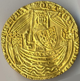 Noble of Edward III (r. 1327-77) , British, 1361-69.