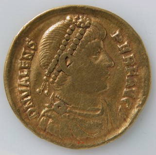 Solidus, Byzantine, ca. 364-378.