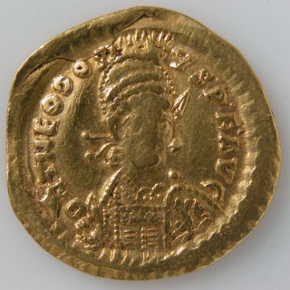 Solidus, Byzantine, 408-518.