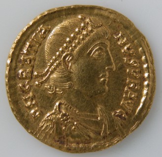 Solidus of Gratian (r. 375-383), Byzantine, 375-83.
