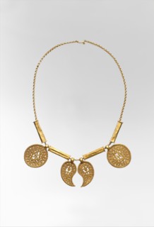 Gold Necklace with Pendants, Byzantine, ca. 7th century.