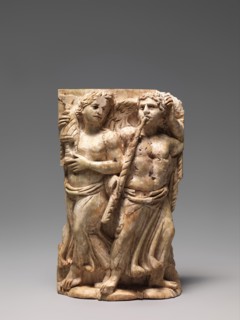 Bone Carving, Possibly of a Dionysiac Revel, Byzantine, 300-500.