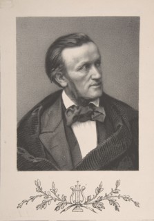 Portrait of Richard Wagner, 19th century.