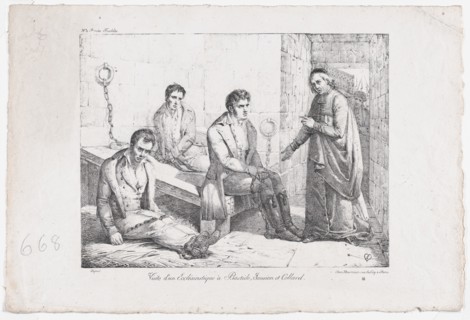 Visit of a Clergyman to Bastide, Sausion, and Collard, ca. 1825.