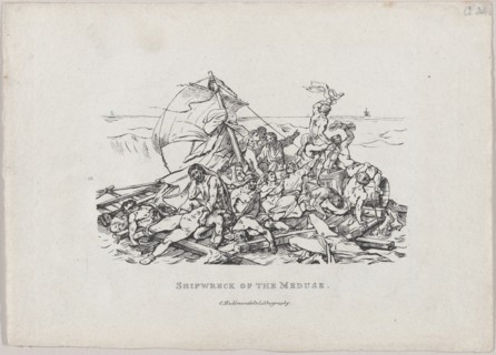 Shipwreck of the Meduse, 1820. [The Raft of the Medusa].