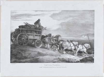 The Coal Waggon [sic.], 1821.