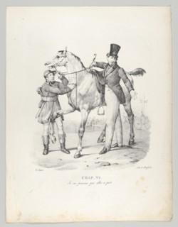 Chap. VI: Je ne pouvais pas aller à pied (I no longer walk anywhere), 1824.