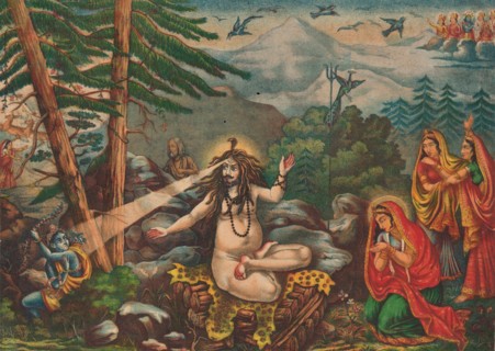 Madan-Bhasma (Shiva Turns Kama to Ashes), 1890.