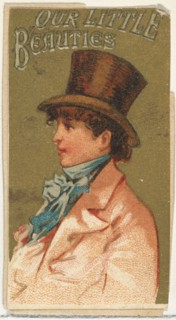 From the Girls and Children series (N58) promoting Our Little Beauties Cigarettes for Allen & Ginter brand tobacco products, 1887.